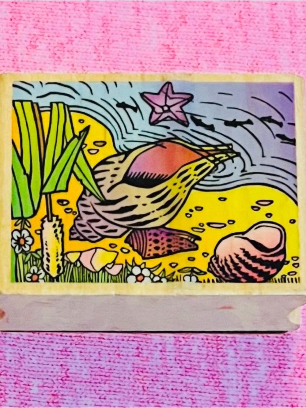 Pretty RARE 8pc Detailed Stamp Set - Picture 3 of 11